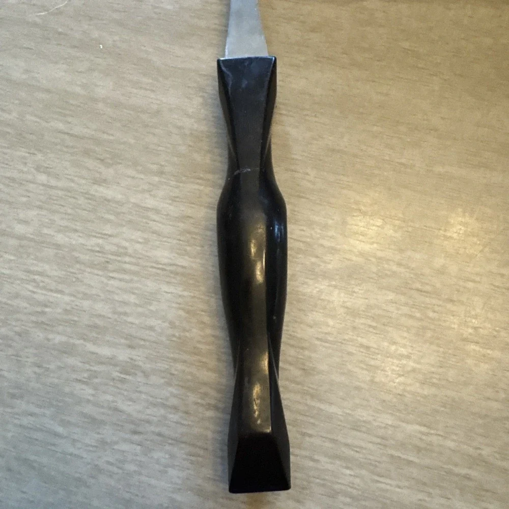 Cutco No. 1726 Three Prong Carving Fork USA Brown Handle Kitchen Utensil Vintage